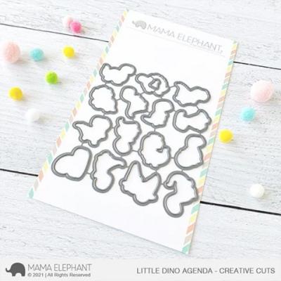 Mama Elephant Creative Cuts - Little Dino Agenda